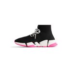 Women’s Speed 2.0 Lace-up Recycled Knit Sneaker  in Black - Image 4